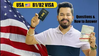 USA Visa Interview Question & Answers | B1/B2 Visa | What to Expect.?  2024 🇺🇸 @MohitMawriVlogs
