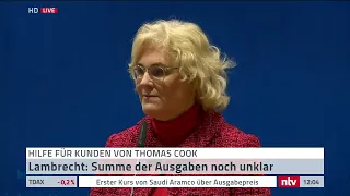 LIVE: Justizministerin Lambrecht zur Thomas-Cook-Pleite
