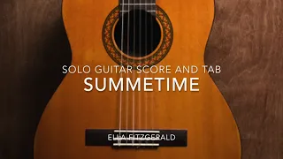 Summertime (Solo Guitar Score and Tab)