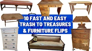 10 Fast and Easy DIY Thrifted Furniture Flips