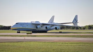 Antonov An-225 Mriya landing at Montreal Mirabel Airport! (YMX)