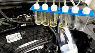 Ford DW10C 2.0 TDCI injector leak-off test