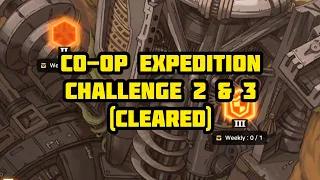 CLEARING CO-OP CHALLENGE 2 and 3! | Guardian Tales | Co-op Expedition