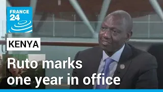 Kenya: Booed at home and hailed abroad Ruto marks one year in office • FRANCE 24 English