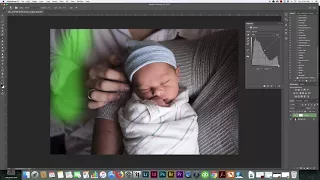 A step-by-step newborn editing tutorial in Lightroom and Photoshop by Brittany Blake
