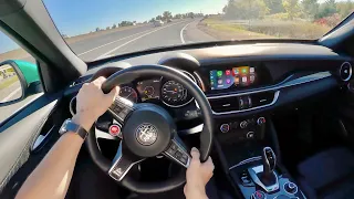 2022 Alfa Romeo Stelvio Quadrifoglio - POV Driving Impressions