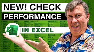 Excel New Check Performance To Reduce Excel File Size - Episode 2632