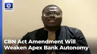 CBN Act Amendment Will Weaken Apex Bank Autonomy - Economist