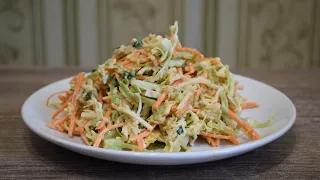 Беру Капусту, морковь и готовлю гениальный салат! Вкусный рецепт из простых продуктов за 5 минут!
