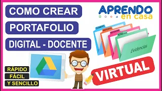 Cómo crear PORTAFOLIO VIRTUAL DOCENTE y como enviar EVIDENCIAS AL DIRECTOR fácil y sencillo en DRIVE