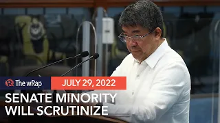 Minority to check Marcos by scrutinizing every work made by his 20 Senate allies – Pimentel