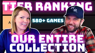 Tier Ranking our Entire Board Game Collection | 580+ Games Ranked