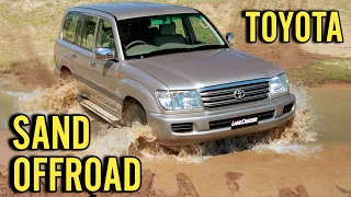 Offroad Toyota Land Cruiser 100 in Sand!