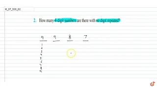 How many 4-digit numbers are there with no digit repeated?...