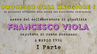 Francesco Viola 6 Mar 1996 - Processo Orsa Maggiore I - Prima Parte