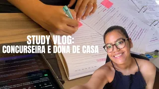 STUDY VLOG | Começando a estudar para concurso |  Concurseira economista e dona de casa