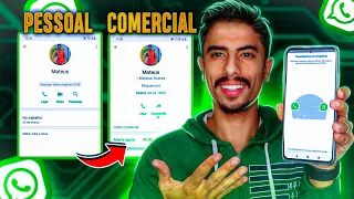 Como MUDAR CONTA do WHATSAPP PESSOAL para COMERCIAL!