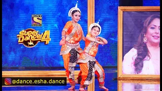 Odissi Performance | Esha Mishra & Super Guru Sonali | Kumar Sanu Special | Super Dancer 4 | Sony TV