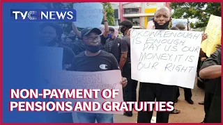 Local Government Retirees Protest Non-Payment Of Pensions And Gratuities