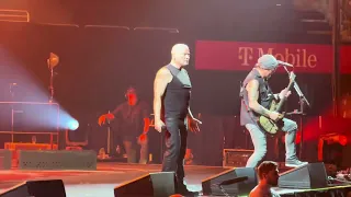 DISTURBED perform STRICKEN live at T-MOBILE CENTER in Kansas City, MO on February 2nd, 2024