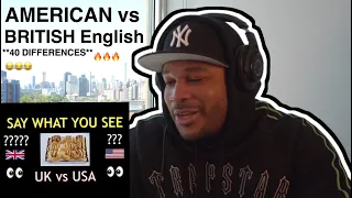 AMERICAN vs BRITISH English **40 DIFFERENCES** | HARLEM NEW YORKER (INTERNATIONAL FERG) REACTION