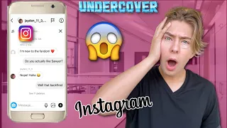 Going Undercover As A FANPAGE for myself! Instagram fan account prank | Sawyer Sharbino tiktok