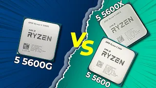 ¿Por qué elegir el Procesador AMD Ryzen 5 5600G vs 5600X vs 5600? en Julio 2023