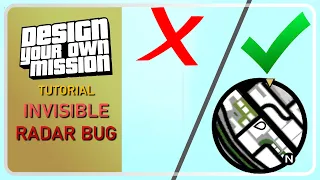 How to Fix INVISIBLE RADAR Bug - DYOM Tutorial - GTA SA DYOM v8.1
