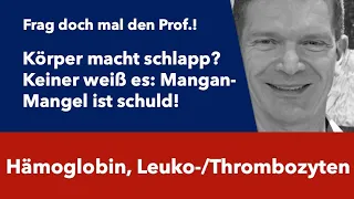 Auch Dr. Strunz meint: "Sie müssen mehr nehmen, wenn Sie gute Hämoglobin-Werte haben wollen." -FDMDP