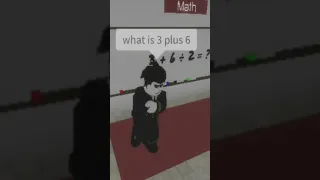 what is 3 plus 6 divided by 2! ROBLOX Shorts