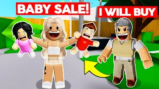 i found a lady selling babies in roblox