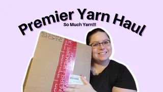 @premieryarns Unboxing 2023 - Super Chunky Yarn Haul - Super Bulky Parfait Chunky Yarn