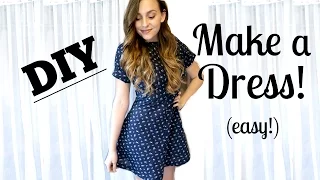 HOW TO SEW A DRESS FROM SCRATCH (EASY!) | Jessica Shaw