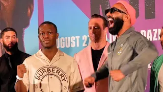 DEJI ISN'T IMPRESSED WITH FIRED UP FOUSEY AT FINAL PRESS CONFERENCE FACE OFF