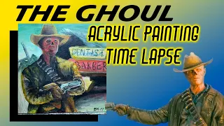 Painting Fallout's The Ghoul - Acrylic Painting Time Lapse