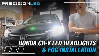 Honda CR-V LED Headlights & Fog lights Installation Process - 4th Generation | 2012 - 2016