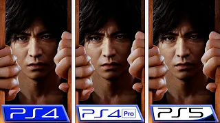 Lost Judgment  | PS4 - PS4 Pro - PS5 | Graphics Comparison & FPS | Demo