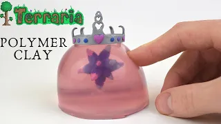 How To Make The Queen Slime Boss From Terraria With Polymer Clay + Gelatin