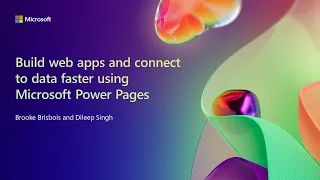 Build web apps and connect to data faster using Microsoft Power Pages