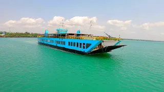Crossing The Likoni Ferry By Car 4K | Mombasa  Island To Likoni Mainland