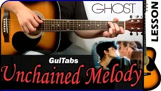 How to play UNCHAINED MELODY 👻 - The Righteous Brothers / GUITAR Lesson 🎸 / GuiTabs N°115