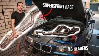 E36 Supersprint Race Install!! (Before And After Comparison)