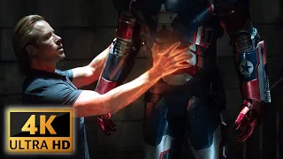 4K 60FPS Iron Patriot War Machine Scenes