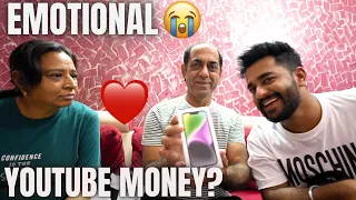 GIFTING IPHONE 14 TO DAD 😃 | *EMOTIONAL* 😭 ❤️