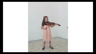 "Аллегретто"В.А.Моцарт - Нургаликызы Амина, 8 лет, скрипка.