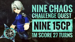 DFFOO [GL] Nine Challenge Quest - Nine 15CP only (1M Score | 27 Turns)