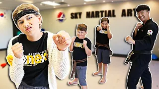 Ms. Cillarini Goes to Taekwondo School! | JKrew