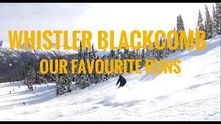 Whistler Blackcomb | BEST groomed runs (with trail map) #intermediate #whistlerblackcomb