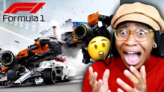 AMERICAN REACTS TO BIGGEST FORMULA 1 CRASHES EVER! 🤯