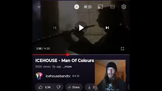ICEHOUSE- MAN OF COLOURS  A MIND FULL OF COLOUR 💜🖤INDEPENDENT ARTIST REACTS